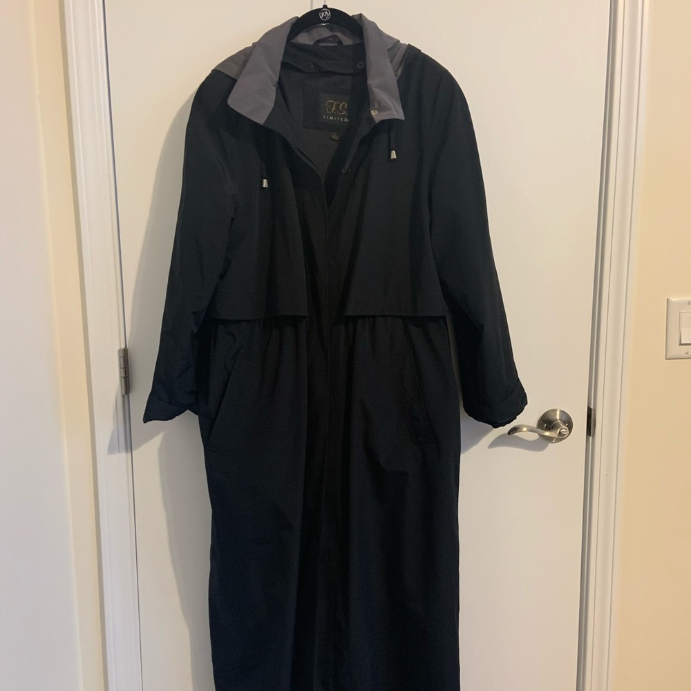 90s Y2K vintage long trench coat